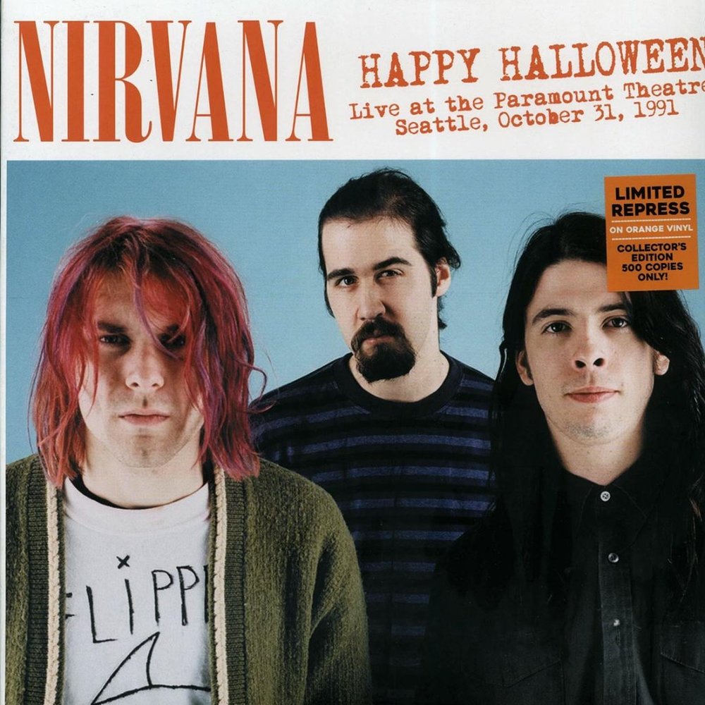 Nirvana Happy Halloween LP ~ Ltd Ed Colored Vinyl (Orange) ~ New/Sealed!